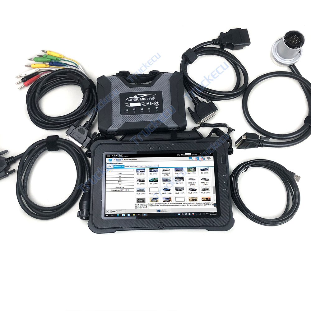 Car Diagnostic Tool - ชุดเครื่องมือวินิจฉัยรถยนต์และรถบรรทุก Xplore Tablet Super MB PRO