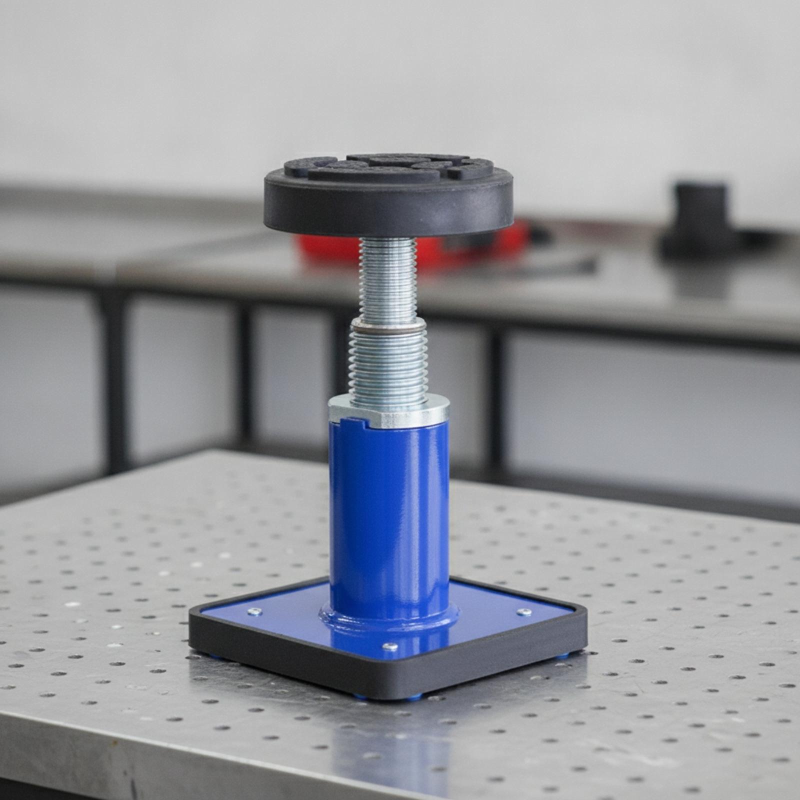 Car Jack - แผ่นรองยางปรับระดับได้สำหรับขาตั้งยกรถยนต์ แผ่นรองแม่แรงซ่อมบำรุงรถยนต์ พื้นผิวจับกระชับมั่นคง