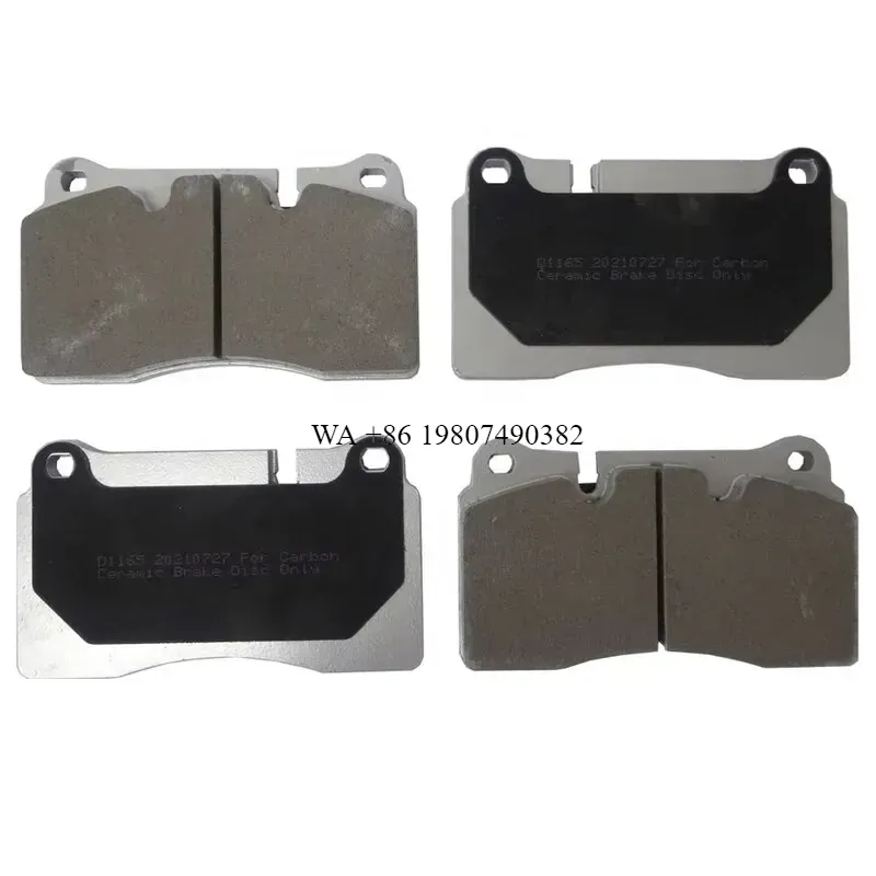 Brake Pad Set - wmwmnu ผ้าเบรกคาร์บอนเซรามิกสำหรับด้านหลัง รุ่น D1165 4G432D007AA สำหรับรถ