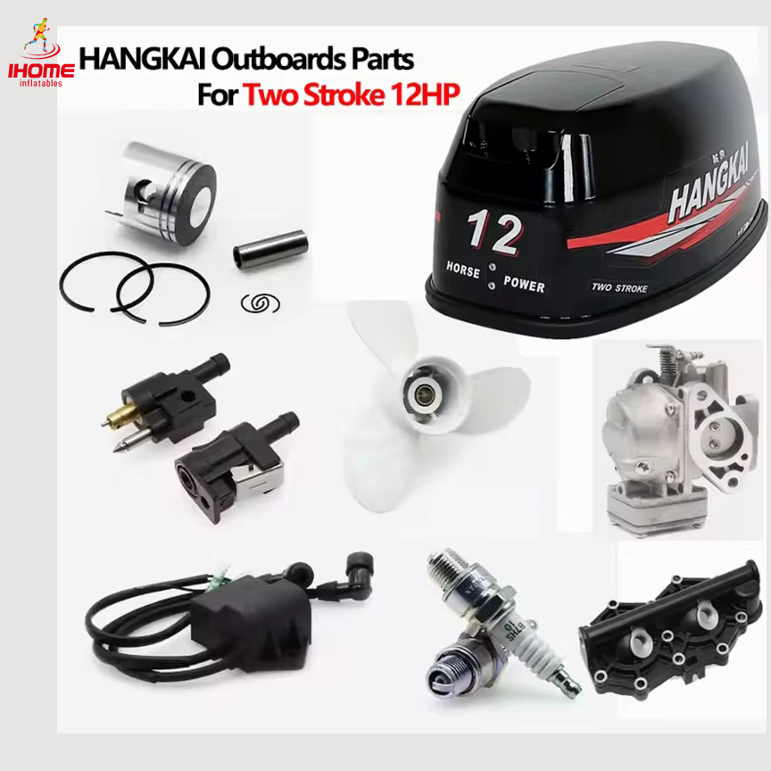 Spark Plug - Hangaki ชิ้นส่วนมอเตอร์สำหรับ2จังหวะ12 HP อุปกรณ์เสริมเอาท์บอร์ดเครื่องยนต์ทางทะเลลิ้นปีกผีเสื้อสายใบพัดหัวเทียนเกียร์