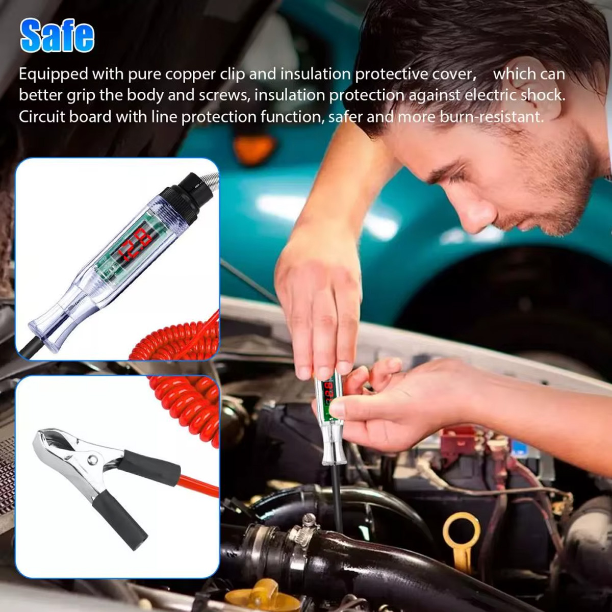 YONGRUN 1PC Automotive Voltage - Car Diagnostic Tool บทวิจารณ์และราคา