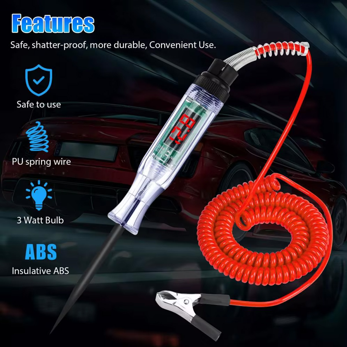 YONGRUN 1PC Automotive Voltage - Car Diagnostic Tool บทวิจารณ์และราคา