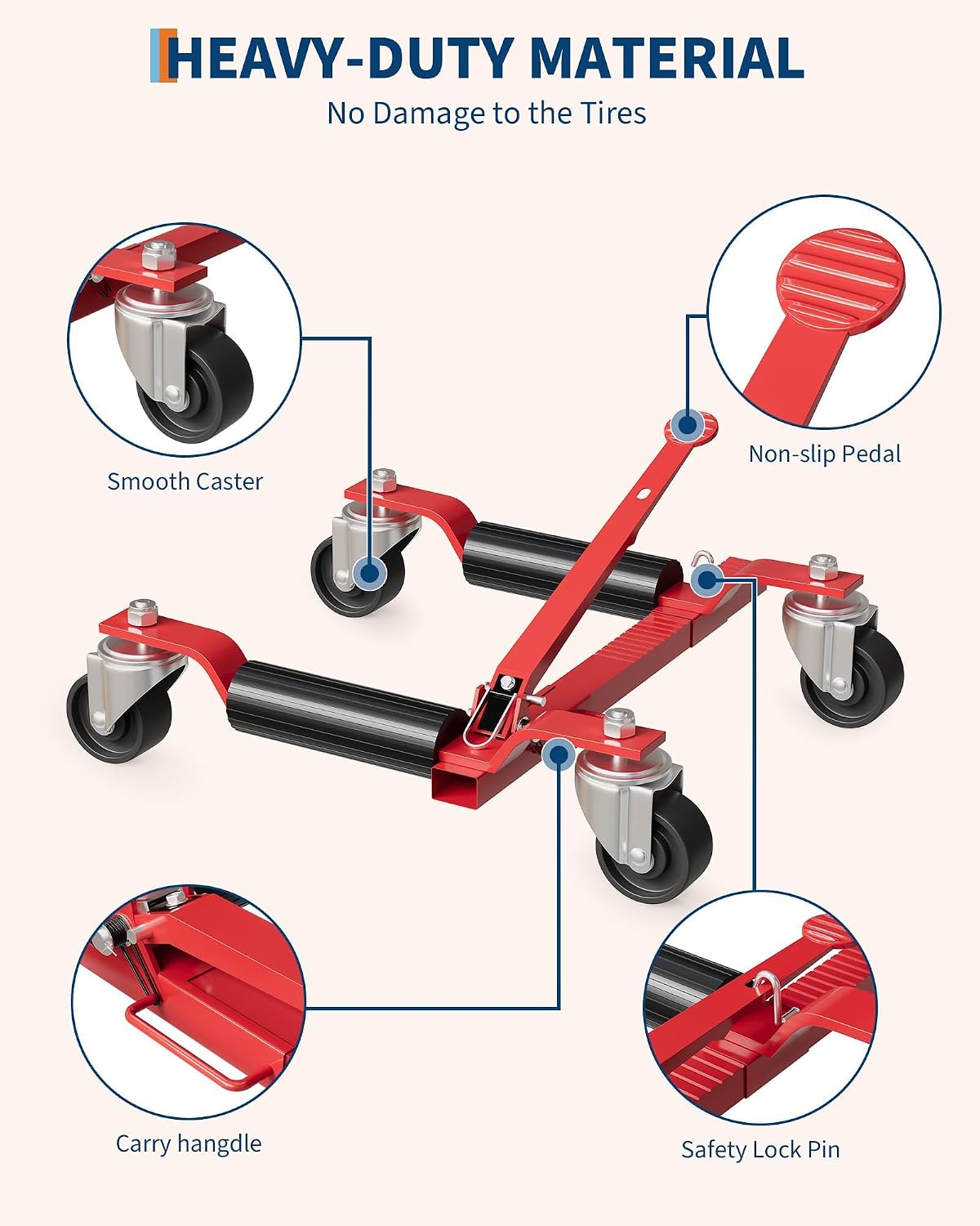 แทคเลคกี้ 2 ชุด 4 ชิ้น แท่นยกล - Car Jack บทวิจารณ์และราคา