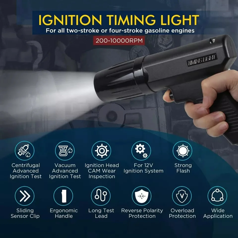 12V รถจุดระเบิดปืนเบนซินเครื่อ - Timing Light Gun บทวิจารณ์และราคา