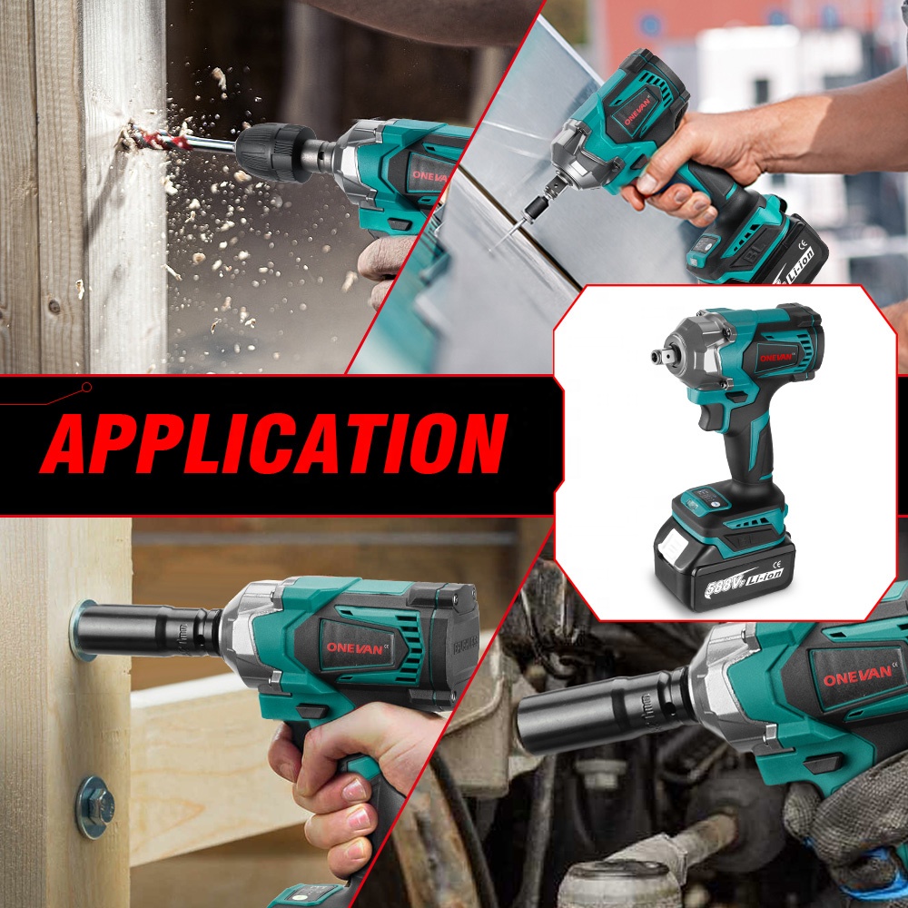 ประแจบลัชเลสไร้สายแรงบิด 1200  - Torque Wrench บทวิจารณ์และราคา