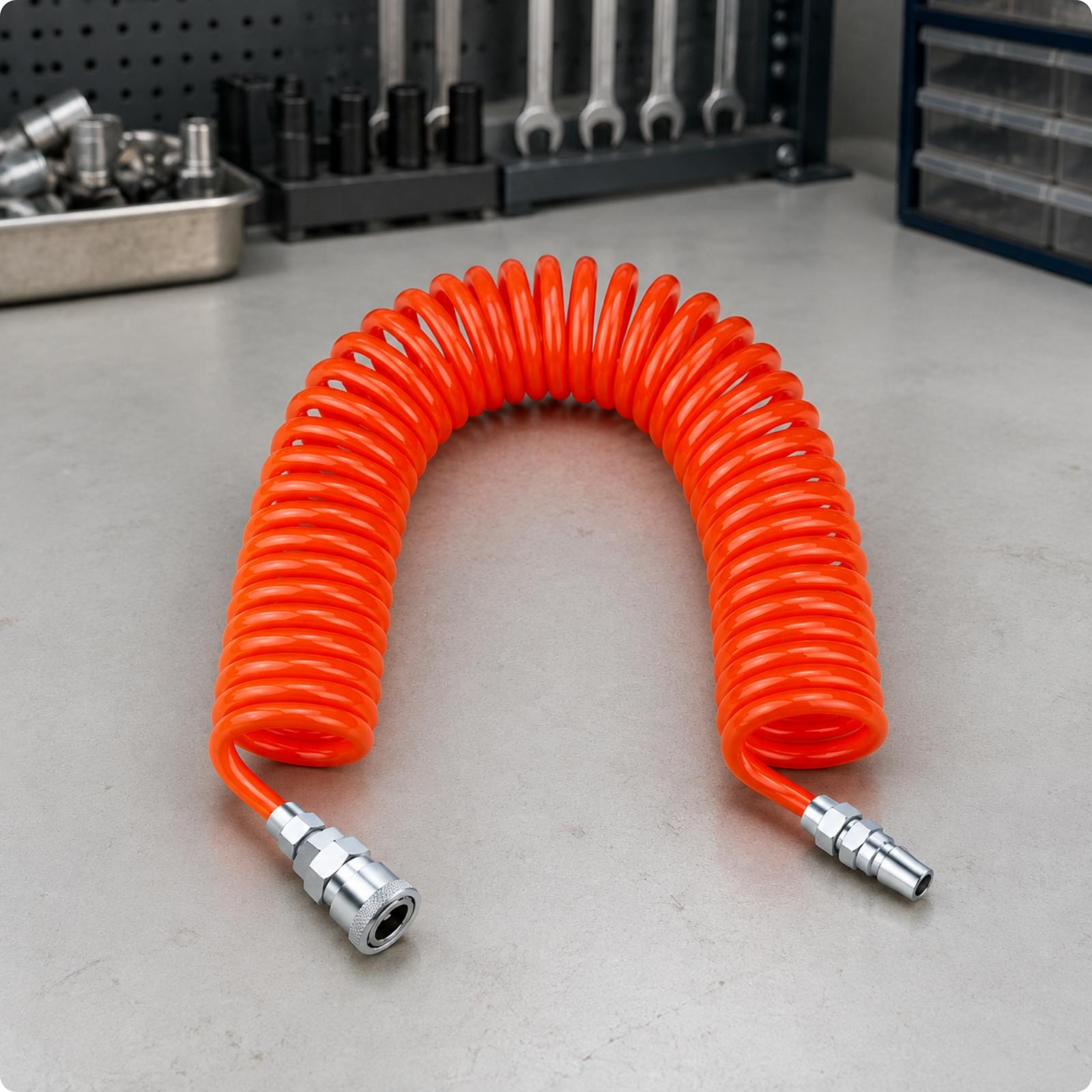 สายลมคอมเพรสเซอร์แบบขด PU ท่อส - Spring Compressor Tool บทวิจารณ์และราคา
